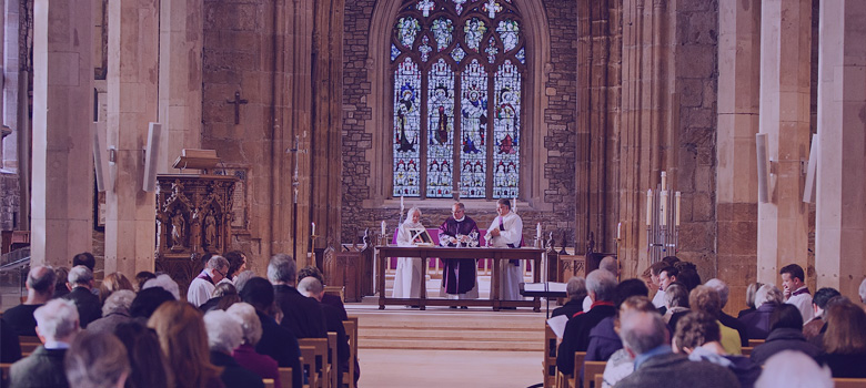 The main room in Sheffield Cathedral